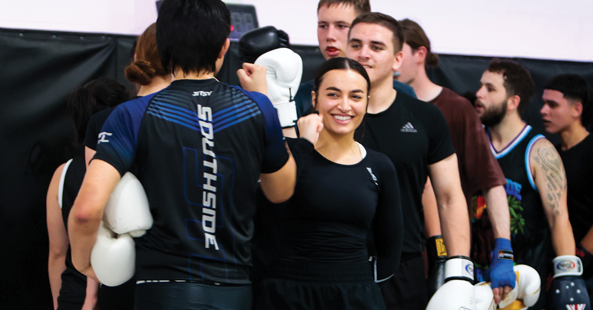 Welcoming martial arts environment at Southside Training Centre in Underwood